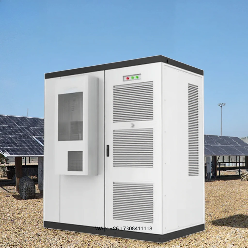 نظام تخزين الطاقة الشمسية العاكس الهجين الصناعي 100kw 200kwh Lifepo4 بطارية ليثيوم أيون تخزين شبكة تبريد الهواء