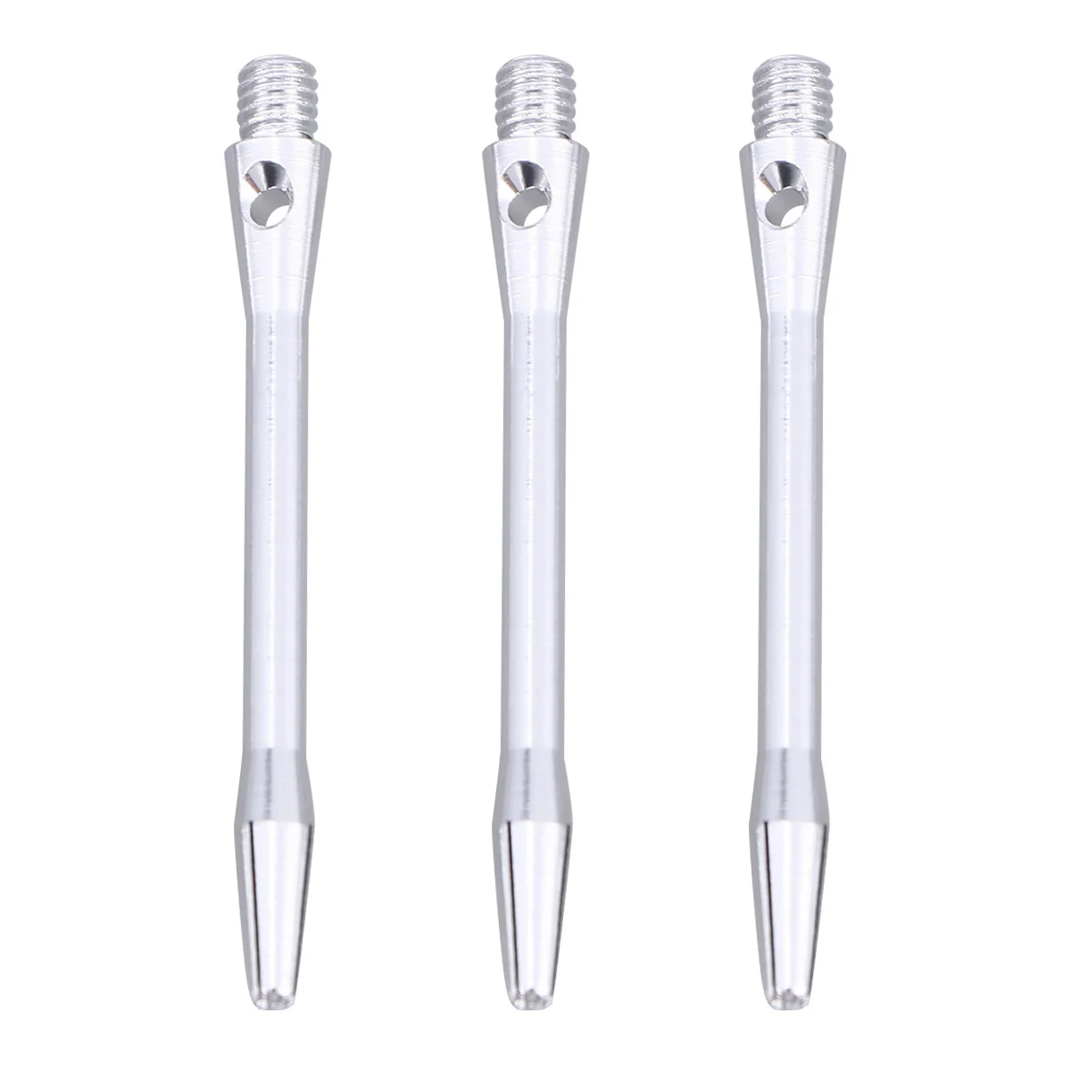 

3pcs 4.5mm Aluminium Alloy Shafts Accessories Metal Stems Alloy Pole Rod with Standard 2BA Screw Thread (Silver)