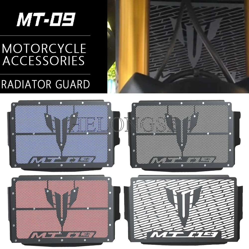 MT09 Motorcycle Water Tank Grille Guard Protection For MT09 MT-09 SP Accessories Radiator Grille Guard Cover 2021 2022 2023 2024