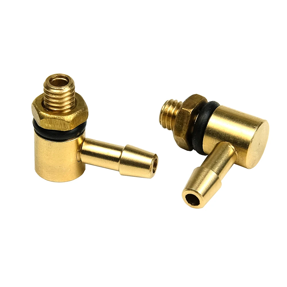 2 PCS M5 90 Degree L- Type Copper Water Cooling Nozzle Oil Fuel Inlet Nozzles for RC Gasoline Jet Boats Engieen Tank Parts