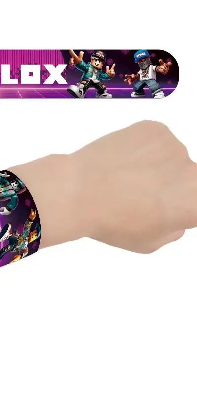 

12pcs Roblox Slap Circle Party Favor Gifts Goodie Bag Fillers Wristbands Birthday Party Decoration Supplies Baby Shower