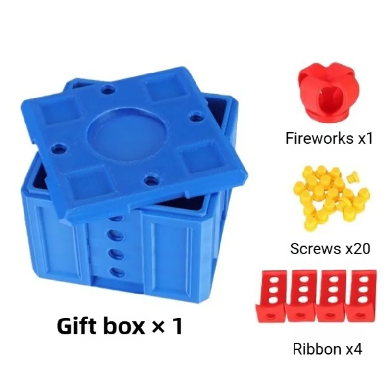 مضحك المزحة هدية الاصبع الوسطى الجدة هدية الكريسماس لعبة الكبار مفاجأة المنبثقة مربع مع مسامير هدية مزعجة للأصدقاء