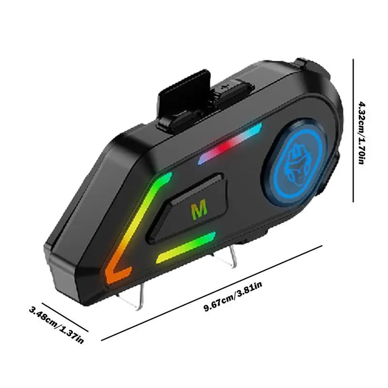 Casque de dehors Étanche pour l'Extérieur, Batterie Rechargeable de 1000mAh, Ensembles de Sauna pour Moto, Cyclisme à Emporter