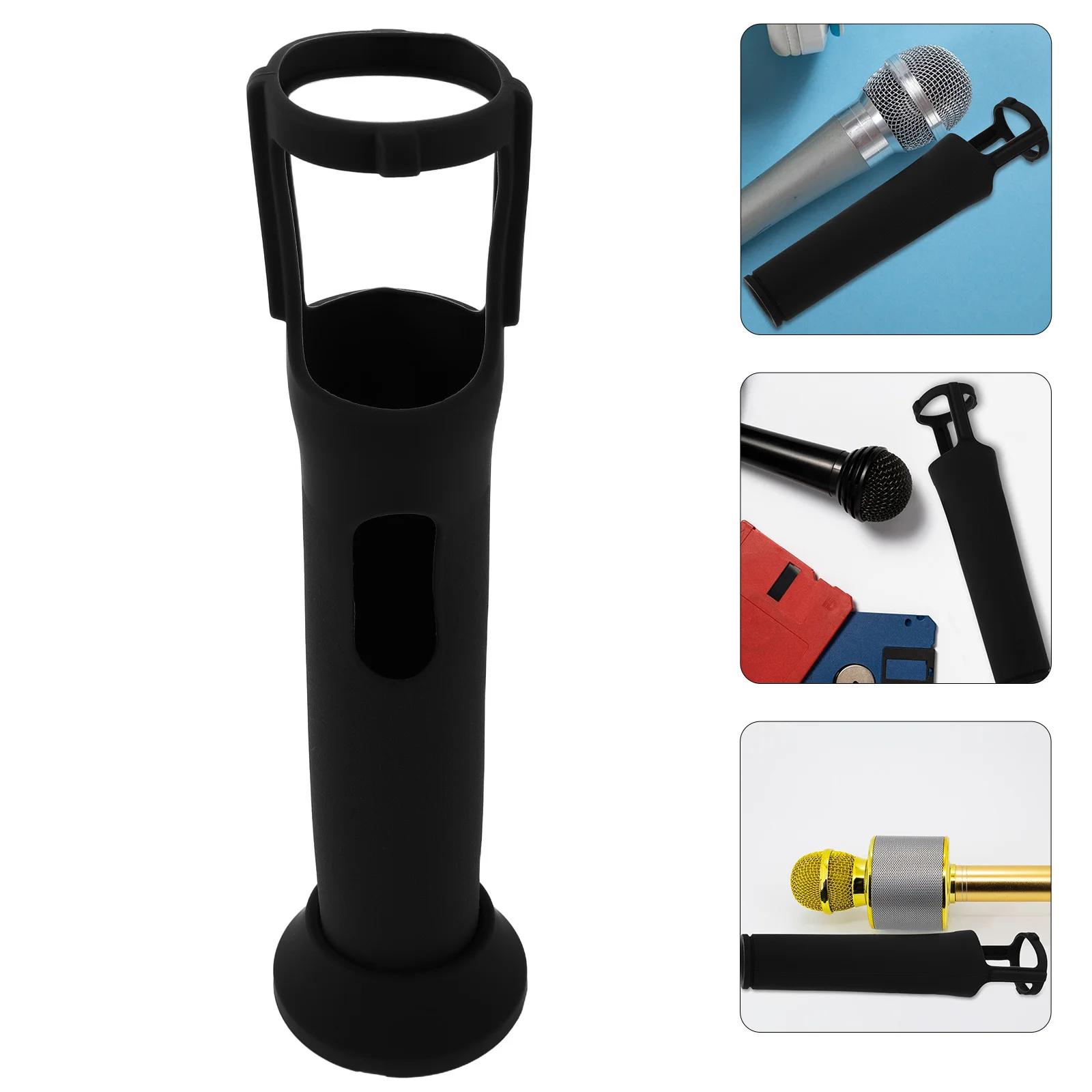 

Microphone Protective Case Silicone Cover Shockproof Antidrop Easy Maintenance Stylish Appearance Outdoor Indoor Use