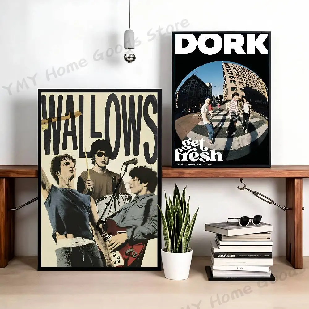 Rock Band Wallows Poster HD Art Sticky Wall Waterproof For Bedroom Game Room Wall Home Decor Gifts