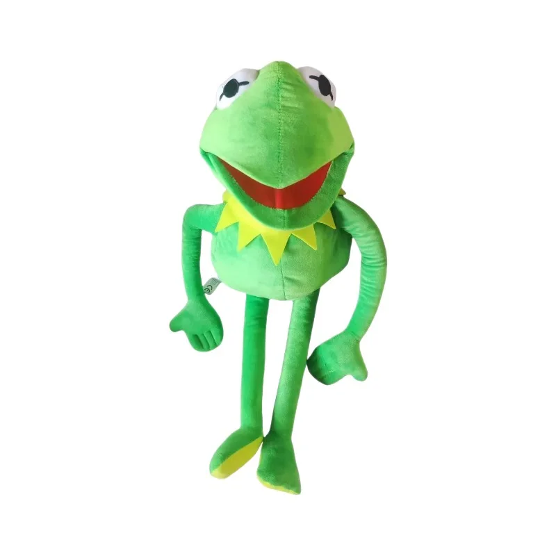 Kermit The Frog Divertente bambola di peluche Burattino a mano Zaino Rana Animale Peluche Grande bambola Ventriloquist Puntelli per prestazioni per
