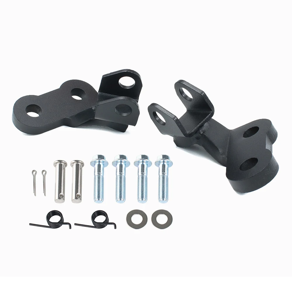 Motorcycle Steel Footpeg Lowering Brackets For Suzuki DR650 DR 650 1990-2019 2020 2021 2022 2023 2024 Foot Peg Lowering Mounts