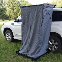 Folding Shower Tent Base 104x104x13cm Portable Shower Tray with Drain Use with Portable Shower Canopy Base for Indoor Outdoor