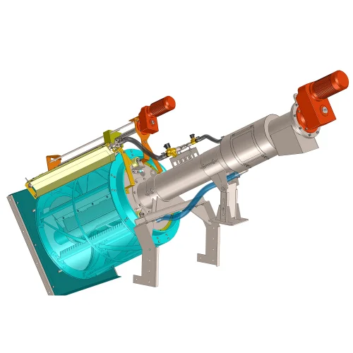QIANKUN's High-Performance Rotary Drum Screen with Pressure Vessel Motor Engine & Gear-5000L/Hour Productivity 10kW Power