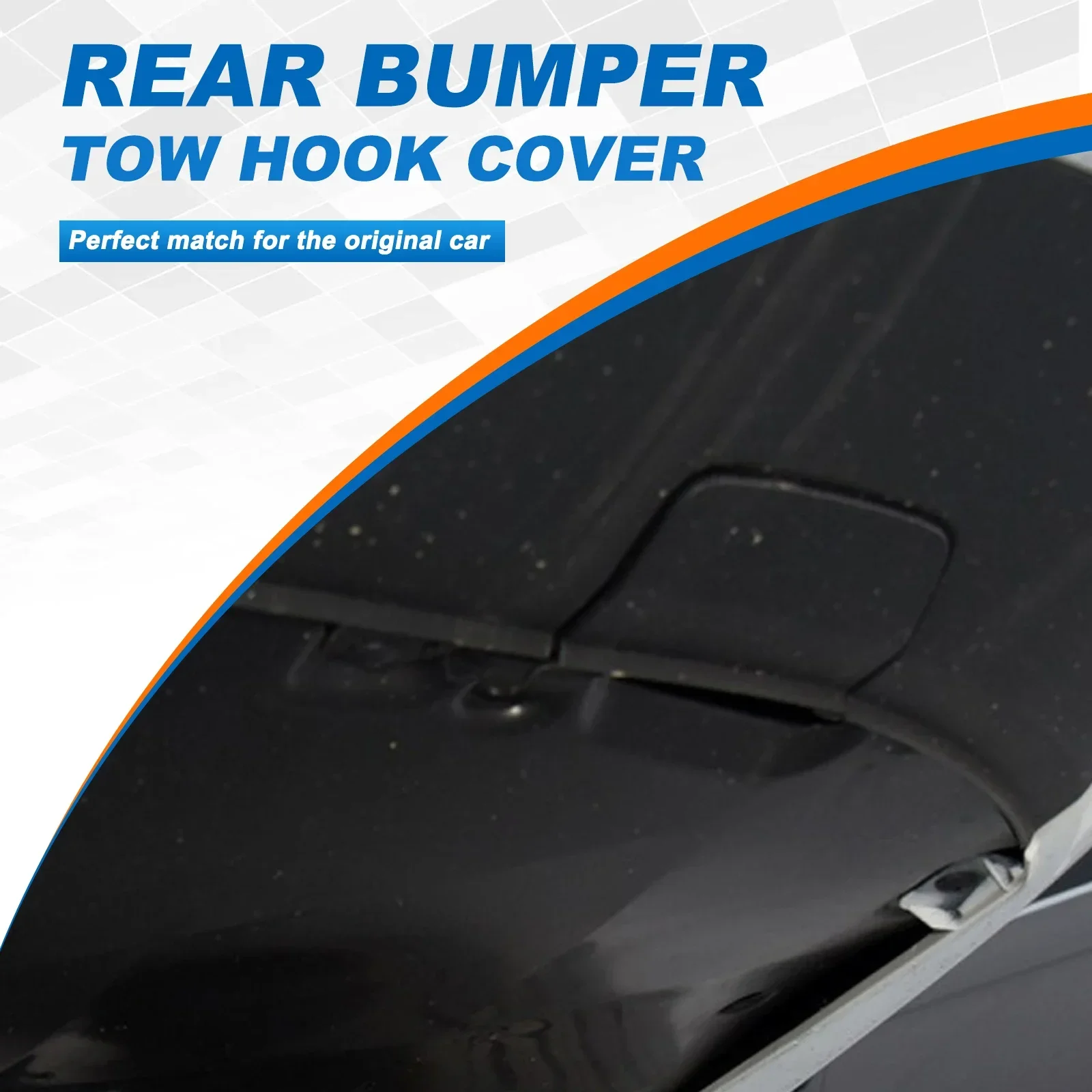 For VW Jetta 2015-2018 Rear Bumper Tow Hook Cover Cap Towing Eye Accessories 16D807441 16D 807 441