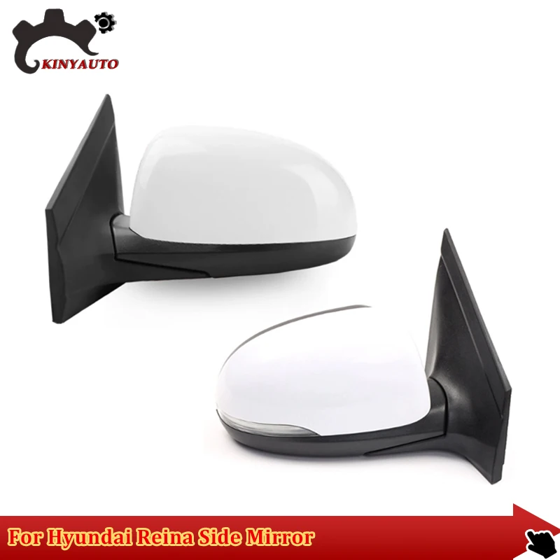 

For Hyundai Reina 2010-20 Side Mirror External Mirror Rearview Mirror Assembly Lens Turn Signal Shell Lower Shell Frame Cover