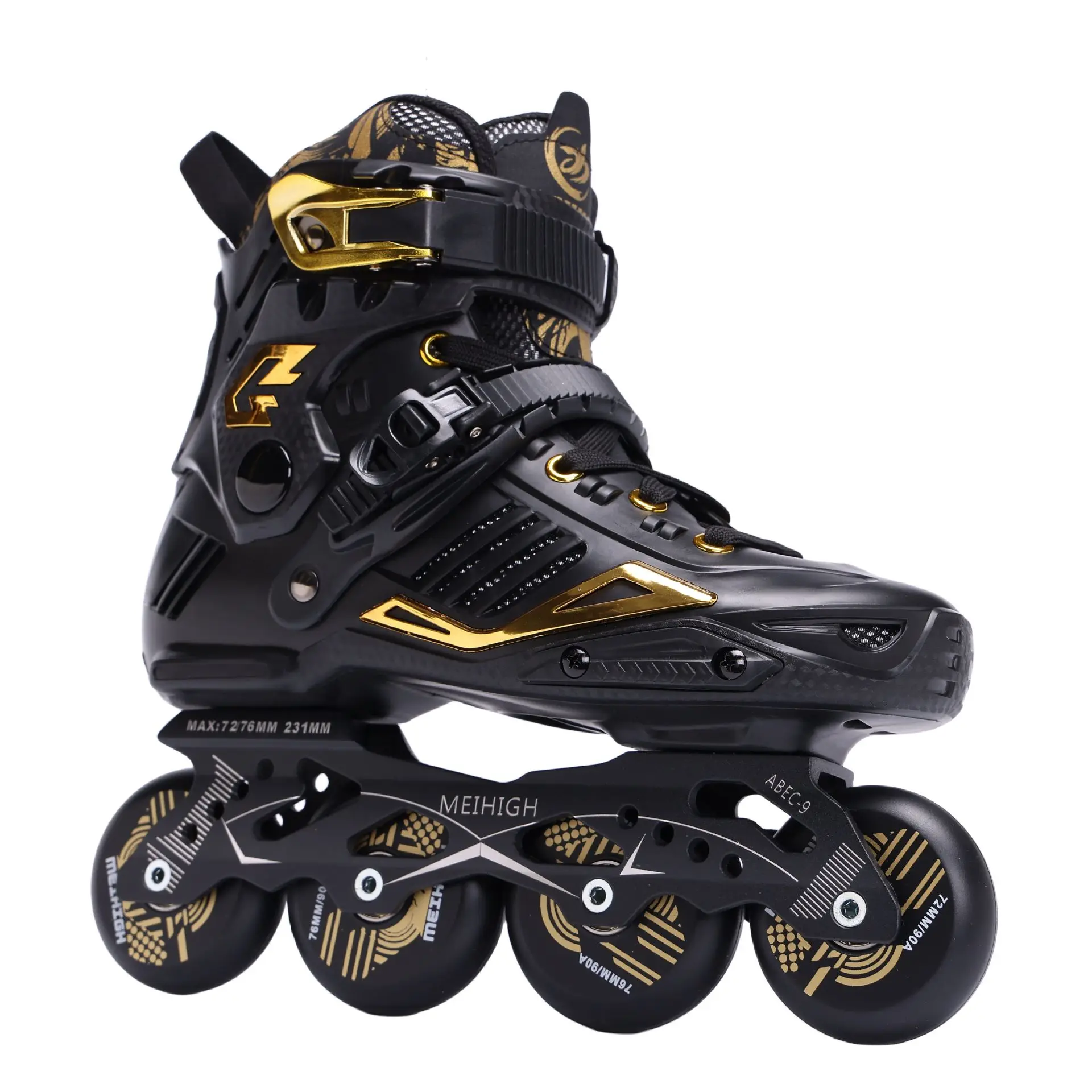 Professional Inline Roller Skate Shoes With 4 Wheels Skates Adult Men Women Outdoor Racing Speed Skating Sneakers Size 35 36 44