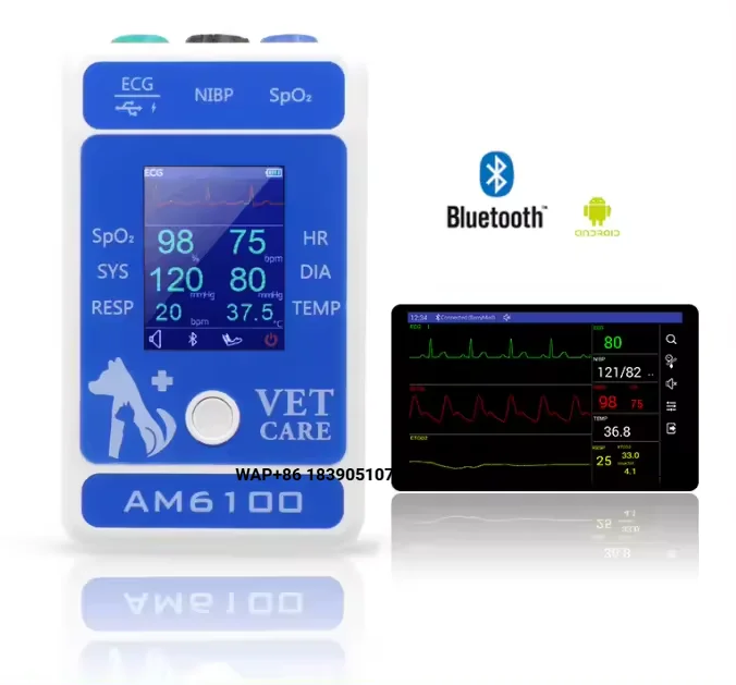 Multi-parameter medical monitors and surgical equipment for veterinary use