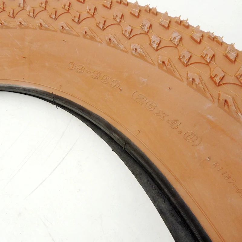 Stock Limited KD Rocker 26 4.0 K1167-001 Brown Color Snow Fat Bike Wire Bead Bicycle Tire