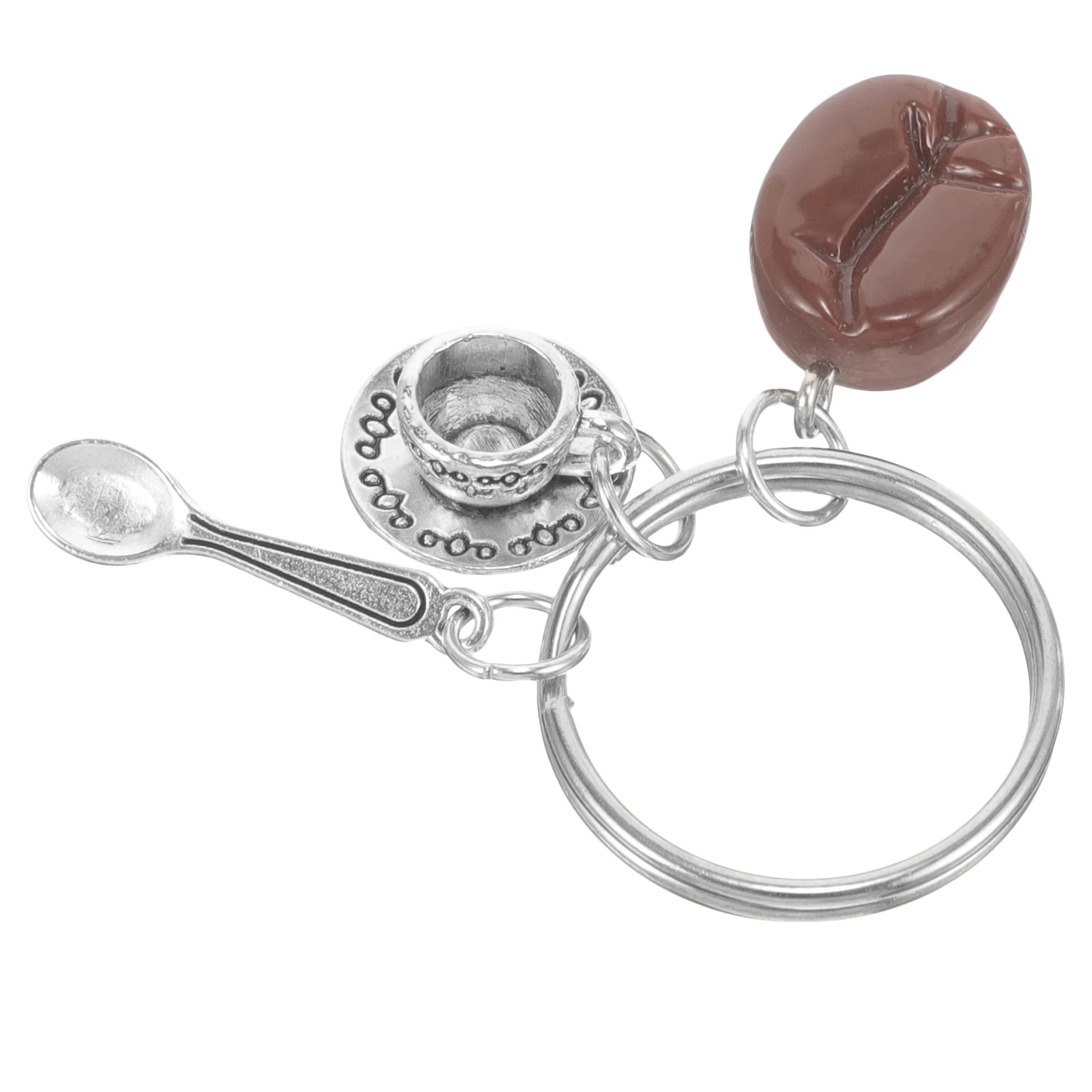

Coffee Keychain Gifts Vintage Keyrings Backpack Pendant Bag Hanging Ornament Metal Unique Coffee Lover Gift Car Key Rings Purse