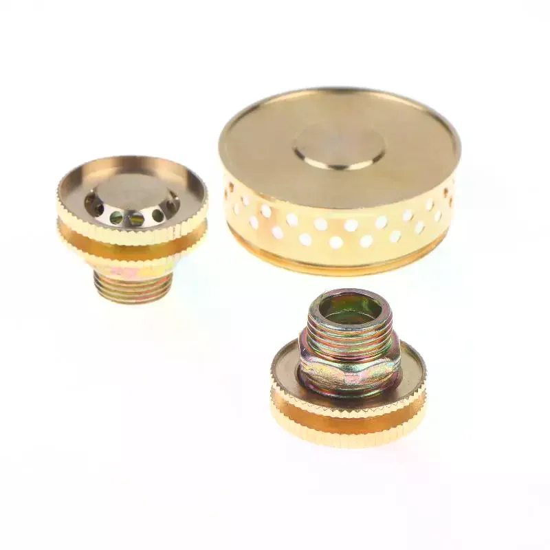 1/8/9Pcs Brass Stove Nozzles 9 Cores Copper Burner Nozzle Household Gas Stove Fierce Fire Replacement Repair Accessories