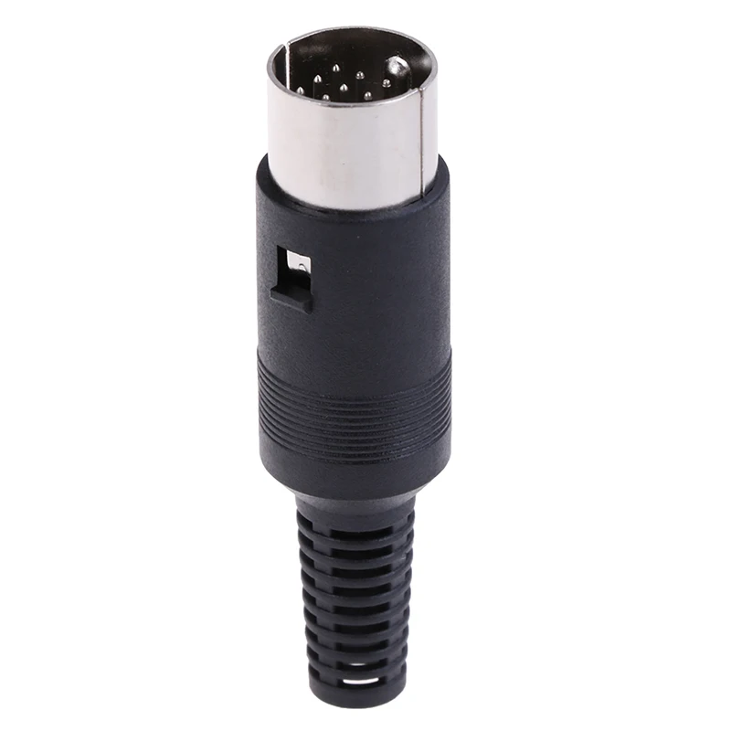 Din plug 13 pin male inline audio adapter connector for st kenwood icom