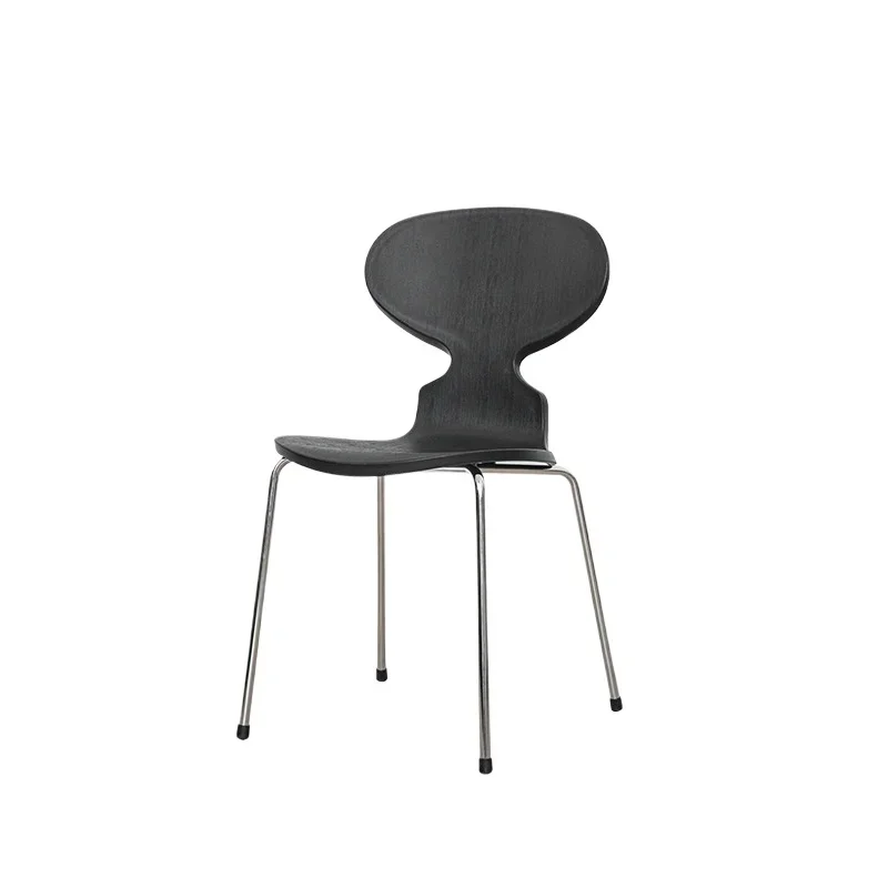 Ant chair Nordic thickened plastic back chair designer home light luxury simple dining chair cafe negotiation