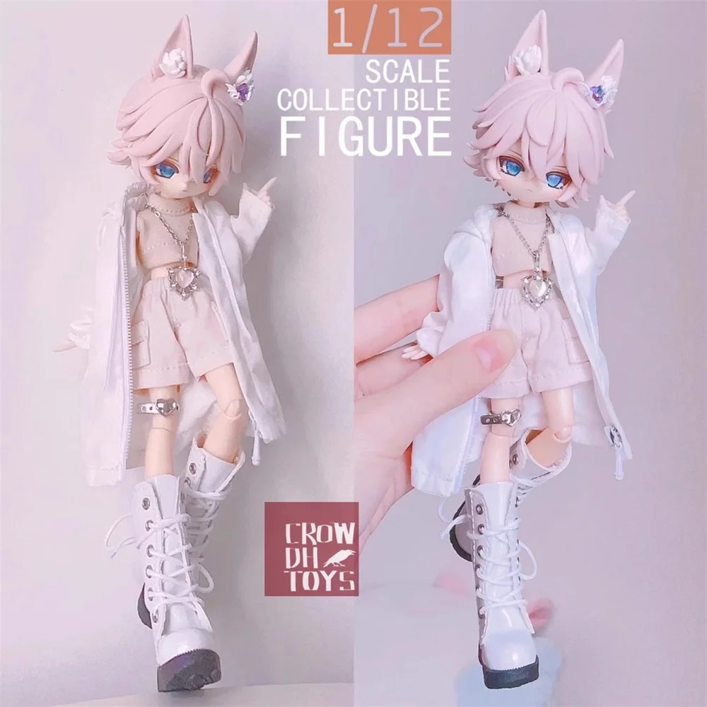 3ATOYS 1/12 Fashion Trendy For 6" BJD Doll Action Figure Coat Tops Hoodie Multi Color Option For Fans DIY No Doll Figure