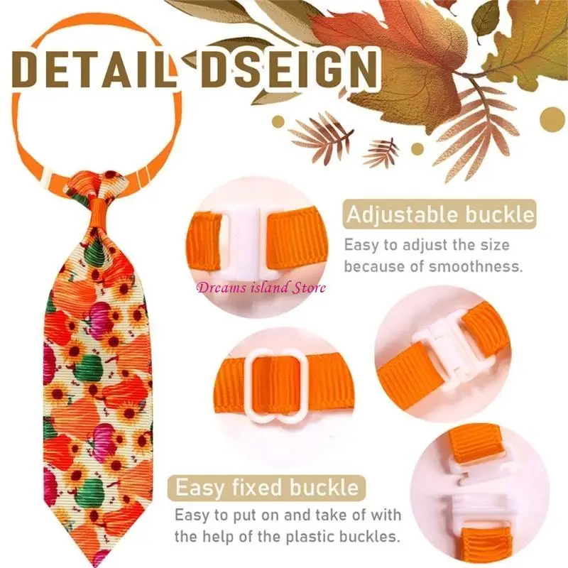 PET NOCKLACE Necktie Bow Tie Tie Portable Collar สำหรับ Dog Hx6c