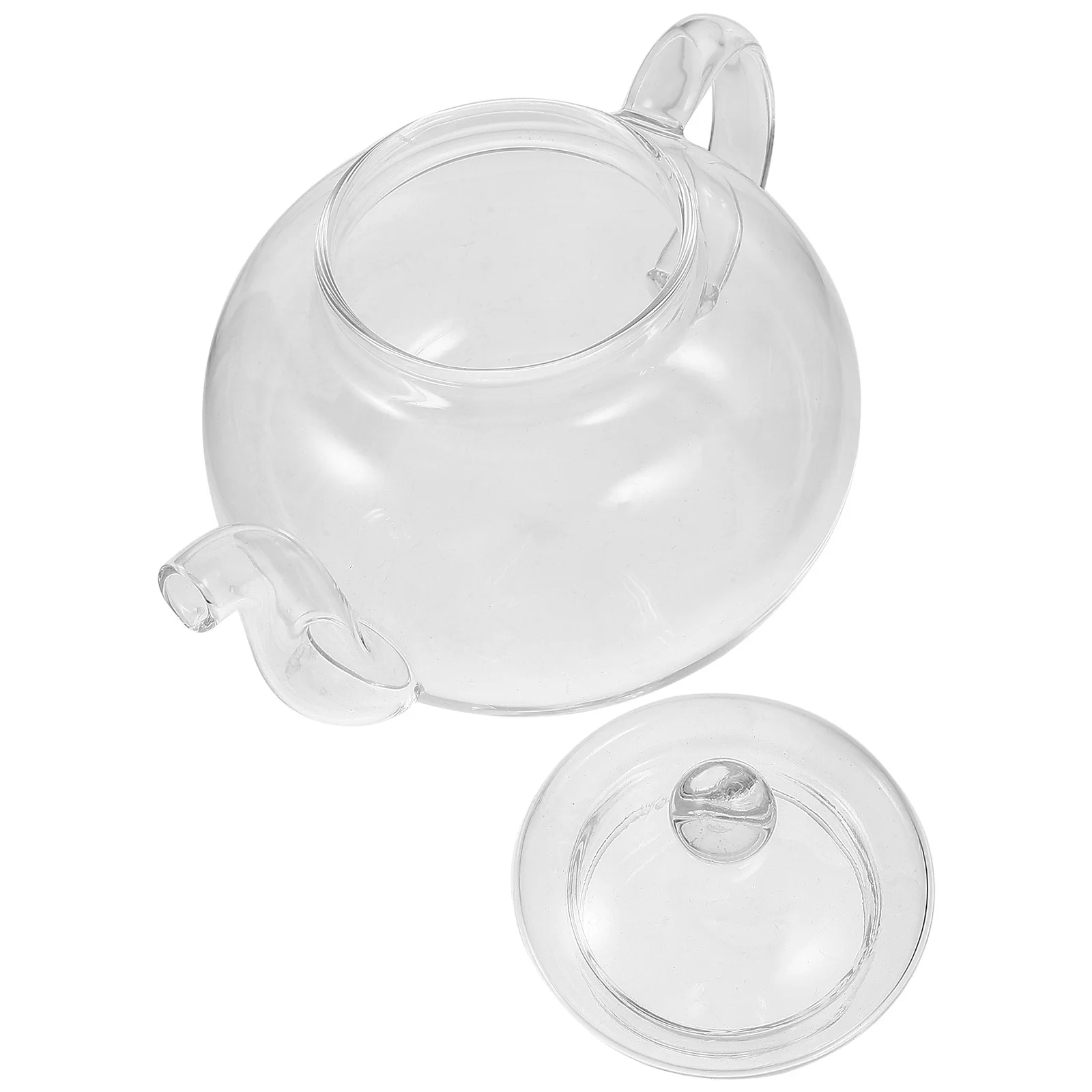 

Elegant Glass Teapot Anti-Scalding Handle Traditional Chinese Style Safe Home Supplies Tea Maker Tea Pot