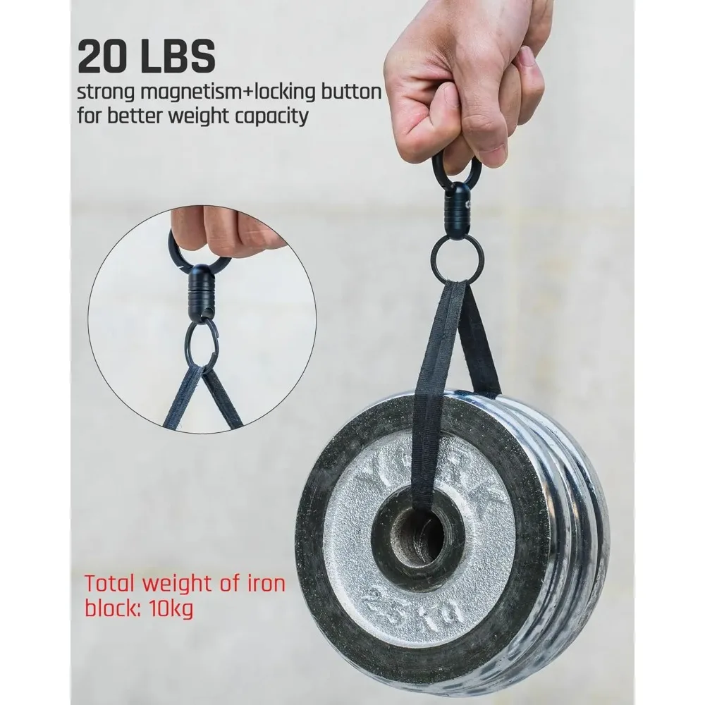 Quick Release Keychain, Magnetic Key Holder Connector, Detachable Key Chains for Keys, Dual Security System, Gift for men
