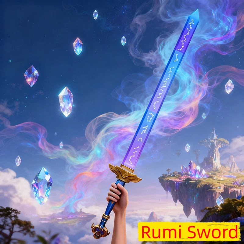 

Kpop Rumi меч с символом наряды демон ролевая игра охотничий меч косплей реквизит для женщин и мужчин Хэллоуин карнавальный костюм аксессуары