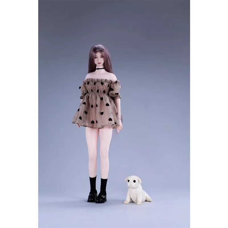 재고 있음 1/6 스케일 레진 귀여운 강아지 애완견 동물 모델 12인치 액션 피규어용 데스크탑 장식 소품