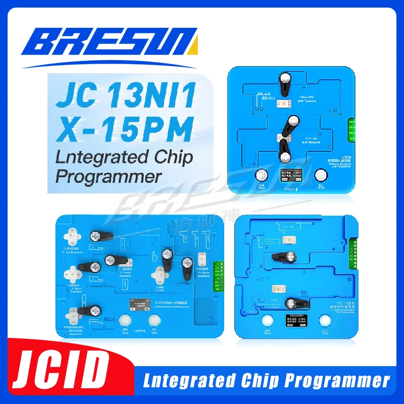 JCID JC 13NI1 Lntegrated Chip Programmer Baseband Logic Intel Qualcomm EEPROM iPhone X XS 11 12 13 14 15 MAX PRO Logic repair