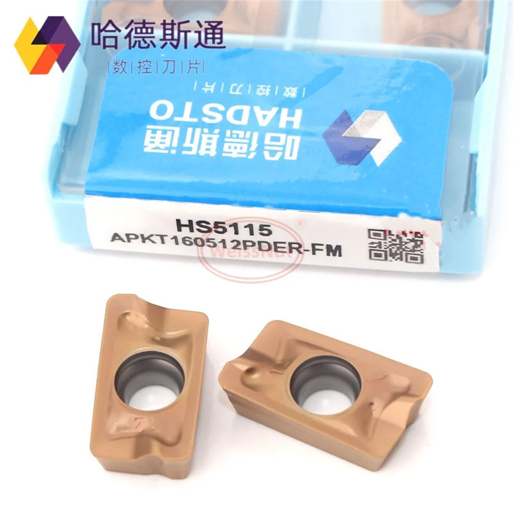 

APKT113604 12 20PEER APKT1136PEER APKT160512 20PDER APKT1605PDER HS5115 HS5120 HS5130 HS530 Carbide Insert APKT Inserts