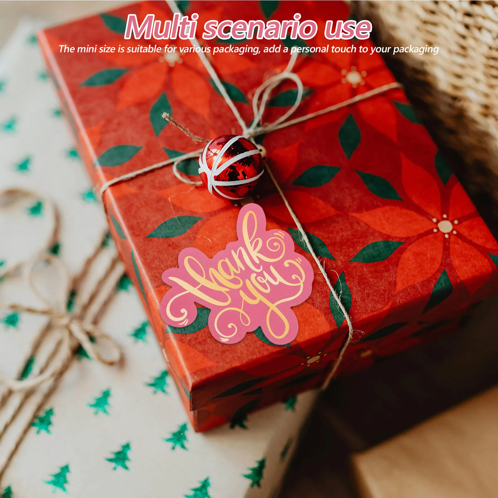 

50 шт. мини-открыток с благодарностью для малого бизнеса, в форме сердца, двусторонняя печать, плотный картон, с конвертами, зеленые