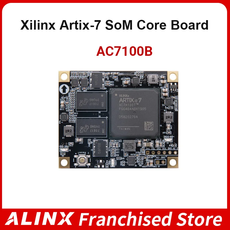 ALINX SoM AC7100B: XILINX Artix-7 XC7A100T FPGA Core Board, Модуль промышленного класса