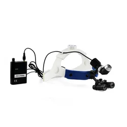 High power 10w  magnifier loop loops with head led medical surgical headlight with magnifying glasses for surgery