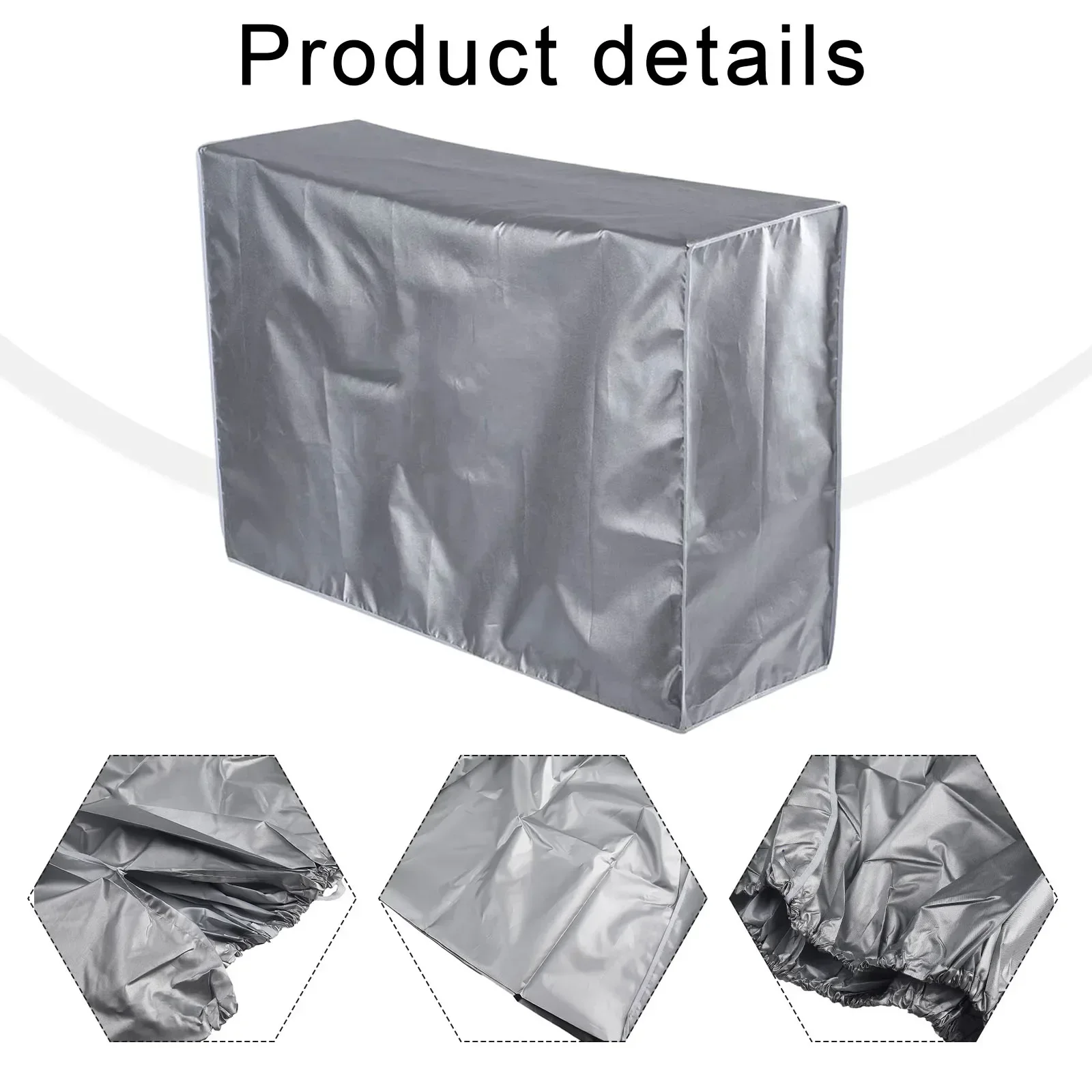 1Pc Air Conditioner Outdoor Unit Dust Cover Outdoor Machine Cover Hanging Air Conditioning Protection Rainproof Dustproof Cover