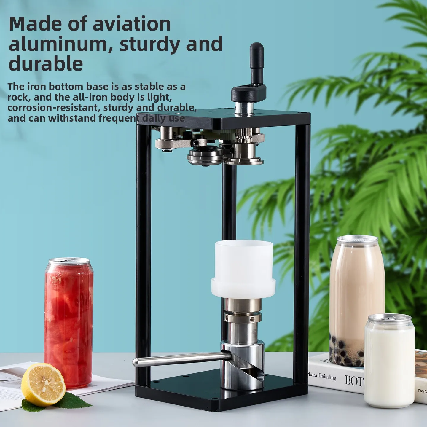 TY15 Celebrity Popping Bottle Cap Milk Tea Bottle Manual Capping Machine Easy-to-Open Can Machine Sealing Machine