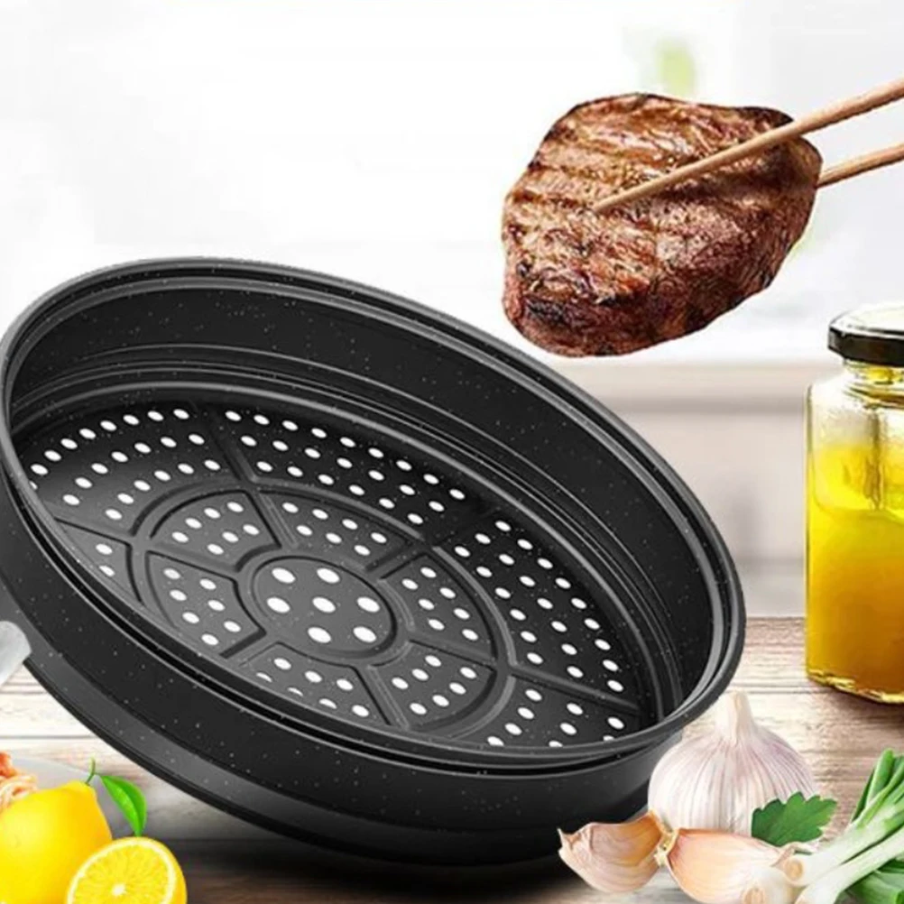 

Non-Stick Steamer Rack Steaming Stand Kitchen Supplies Practical for Fish Vegetables Eggs Meats Seafood Desserts Crab