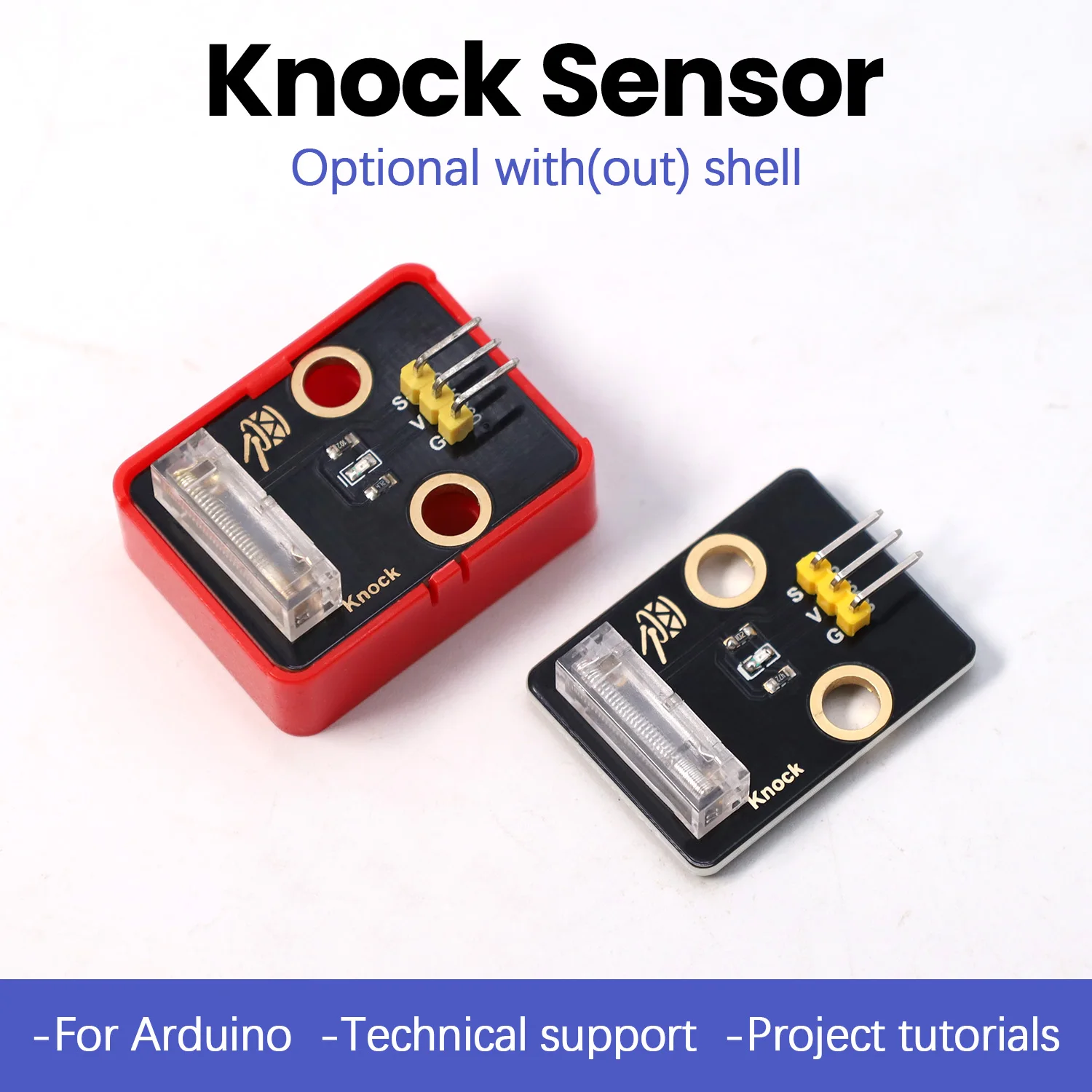 NEUER Klopfsensor/Kollisionssensor für Arduino-DIY-Projekte, kompatibel mit Lego-Blöcken