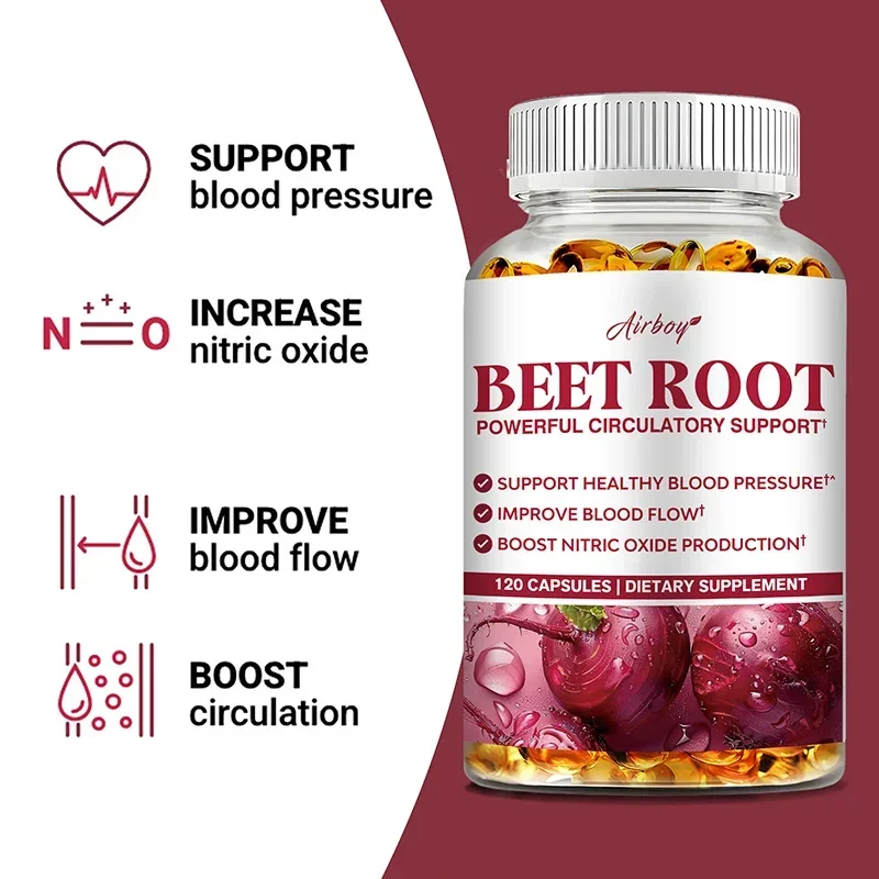 Beet Root - Blood Pressure Health, Antioxidant, Supports Energy Metabolism, Immune and Nervous System Function