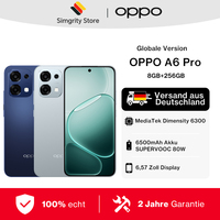 OPPO A6 Pro 5G Smartphone 8GB+256GB,6500mAh Battery MediaTek Dimensity 6300 120Hz AMOLED Ultra Bright Display 50MP AI Main Camera IP69
