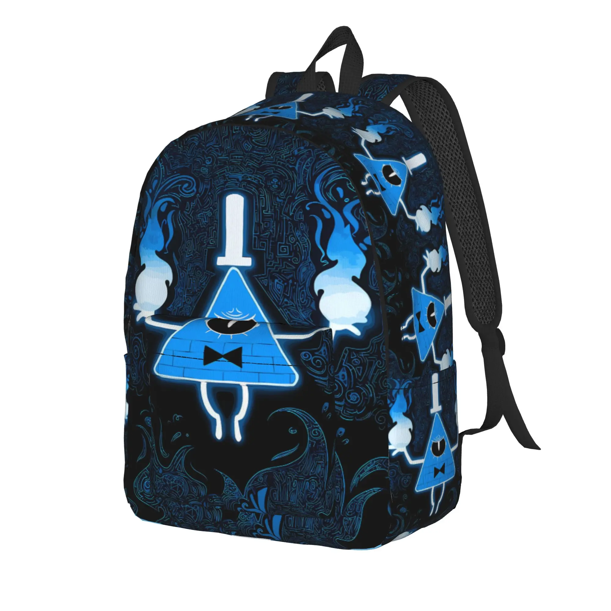 Bill Cipher Backpack Gravitys Anime Falls Kawaii Backpacks Female Trekking Durable School Bags Custom Rucksack