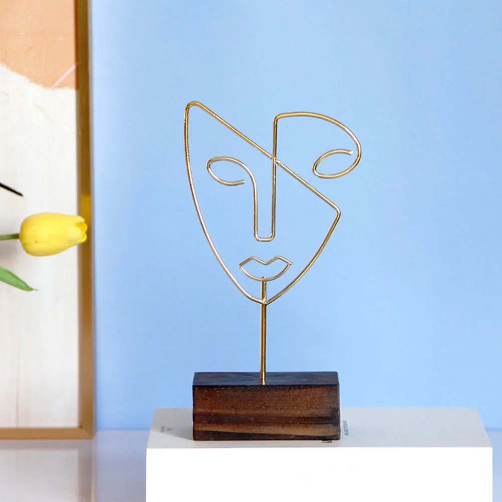 

Desktop Art Craft Ornament Modern Rustic Style Living Room Bedroom Home Decor Abstract Figurine Table