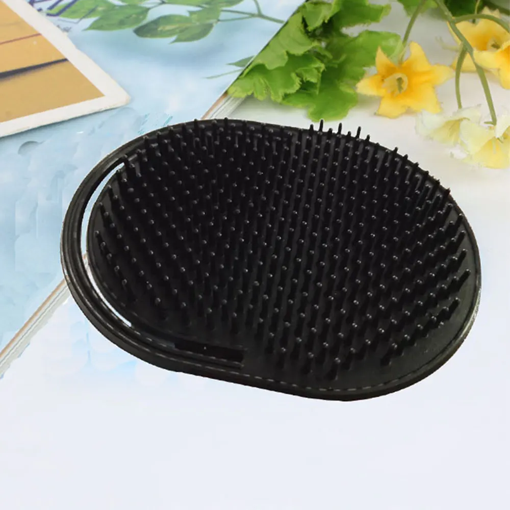 Hair Washing Magic Tool Massage Hair Brush Black Hair Comb With Meridian Brush Household Scalp Massage And Cleaning Brush