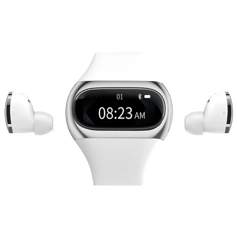 Smart watch headset waterproof exercise step detection heart rate bluetooth headset