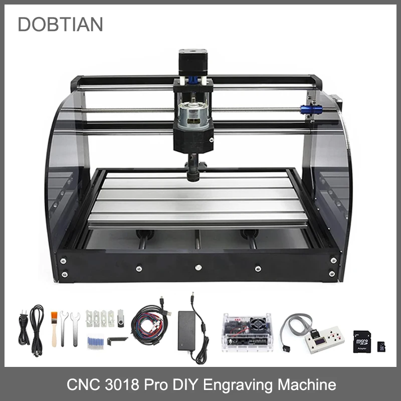 

CNC 3018 Pro Max DIY Engraving Machine Laser Engraver 3-Axis GRBL Milling Laser Wood Router PCB PVC Mini CNC3018 Crave Engraver