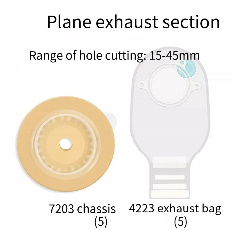 Youlehuo Two-piece Plane Chassis Adhesive Intestinal Bag Stool Bag Base Two-piece Exhaust Valve Type Stool Fistulation Bag