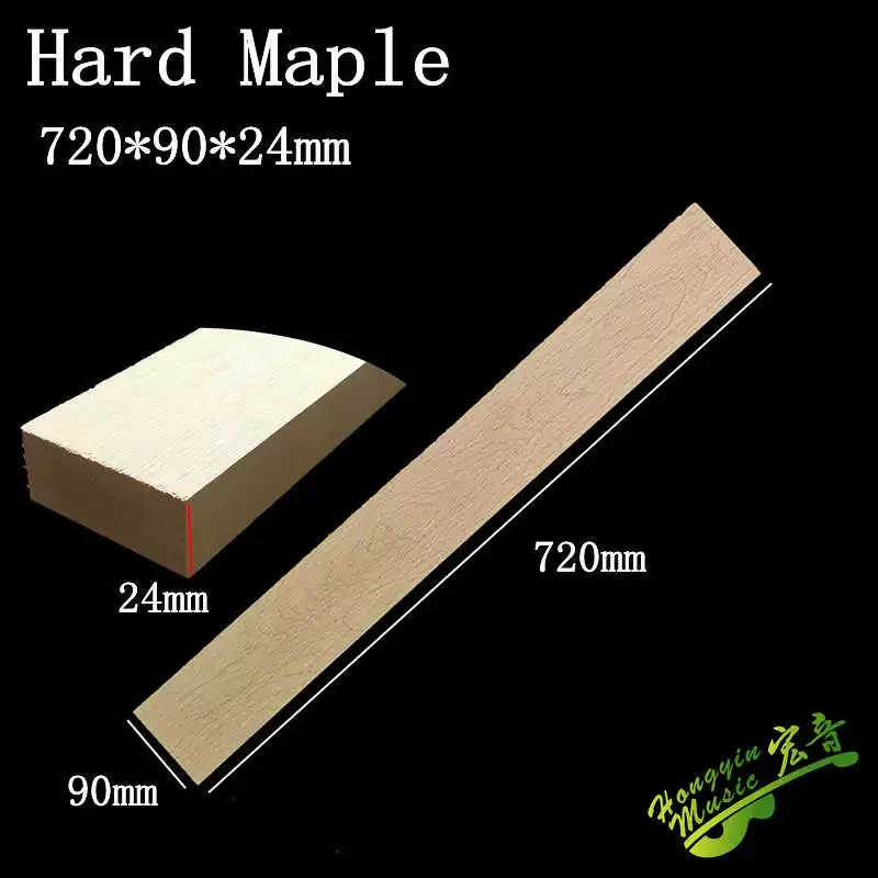 HUATOOL Gitarrenhals Hochwertiges Holz DIY Handgefertigtes Gitarrenzubehör 740*88*28mm AAA-Qualität – Detail 3