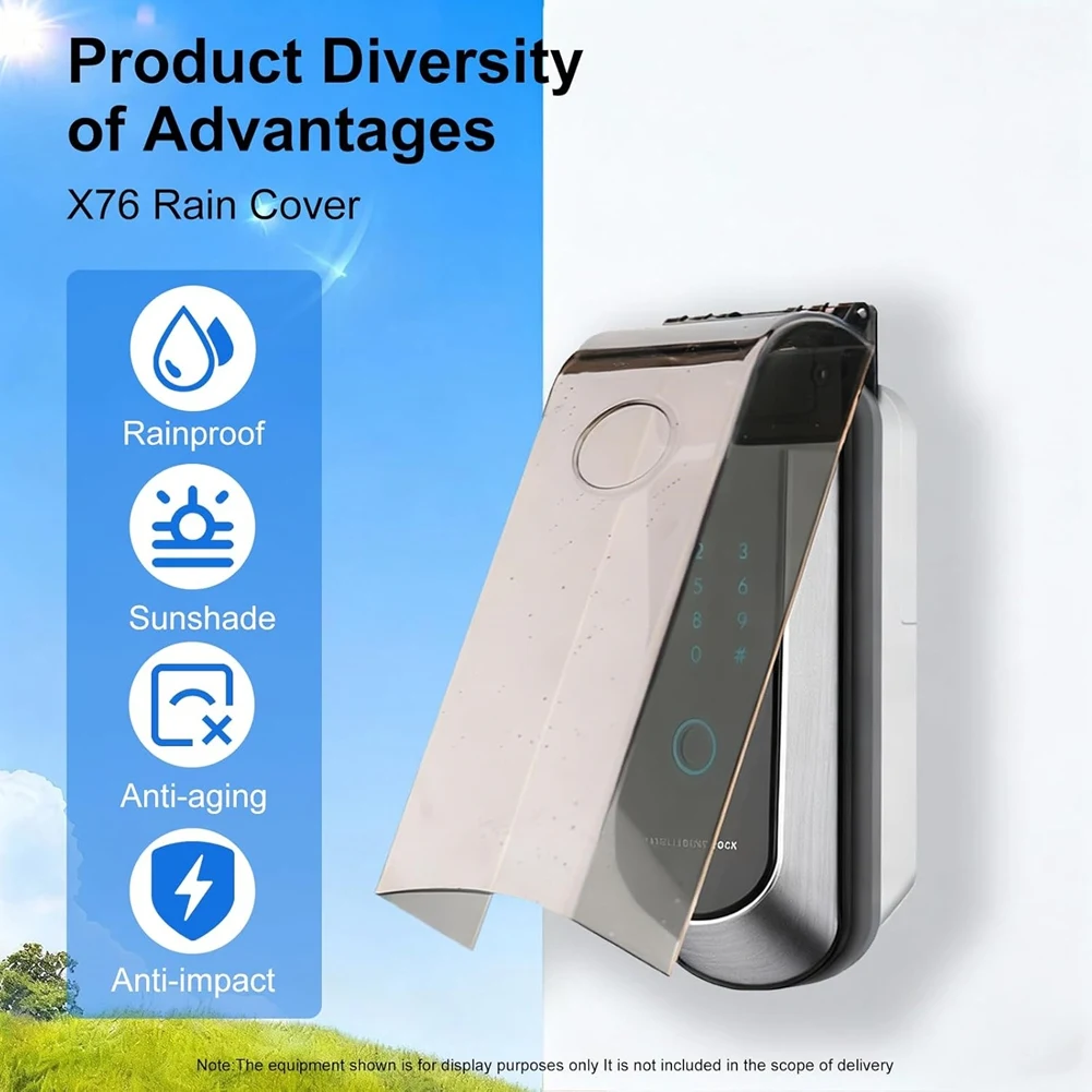 

Крышка для кодового замка гаражных ворот IALJ, всепогодная, с интегрированной защитой от солнца и дождя, для наружного применения