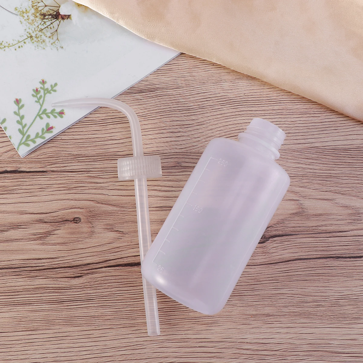 

250 Ml Green Algae Plastic Bottles Large Capacity Lightweight Empty Ink Pigment Containers Squeeze Design Storage Bottle