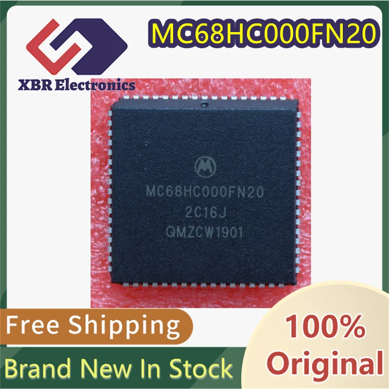 

(5/50 pieces) MC68HC000FN20 MC68HC000 microcontroller IC PLCC68 microprocessor brand new original authentic free shipping