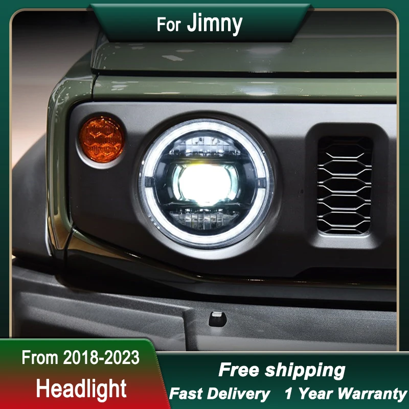 Car Headlight for Suzuki Jimny 2018-2023 to W463 G style FULL LED DRL Dynamic Signal Head Lamp Bi Xenon Beam Headlamp Accembly